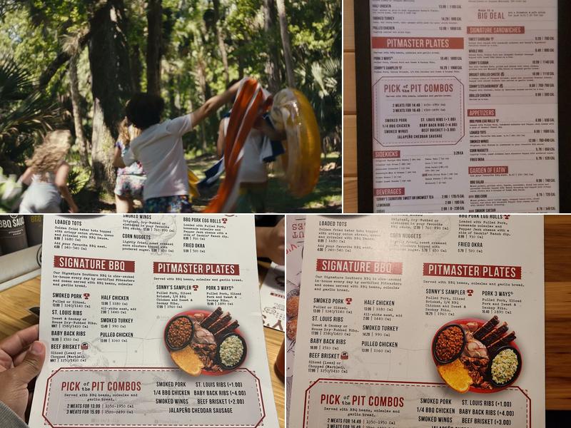 Sonny's BBQ Menu