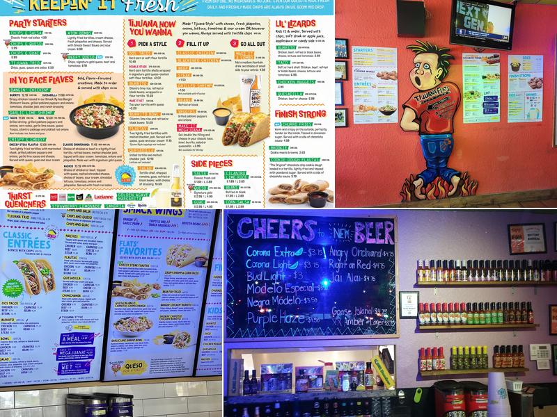 Tijuana Flats Menu