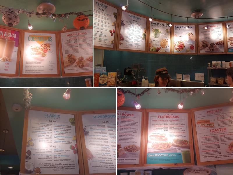 Tropical Smoothie Cafe Menu