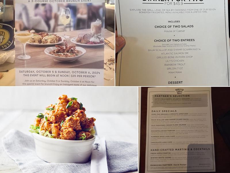 Bonefish Grill Menu