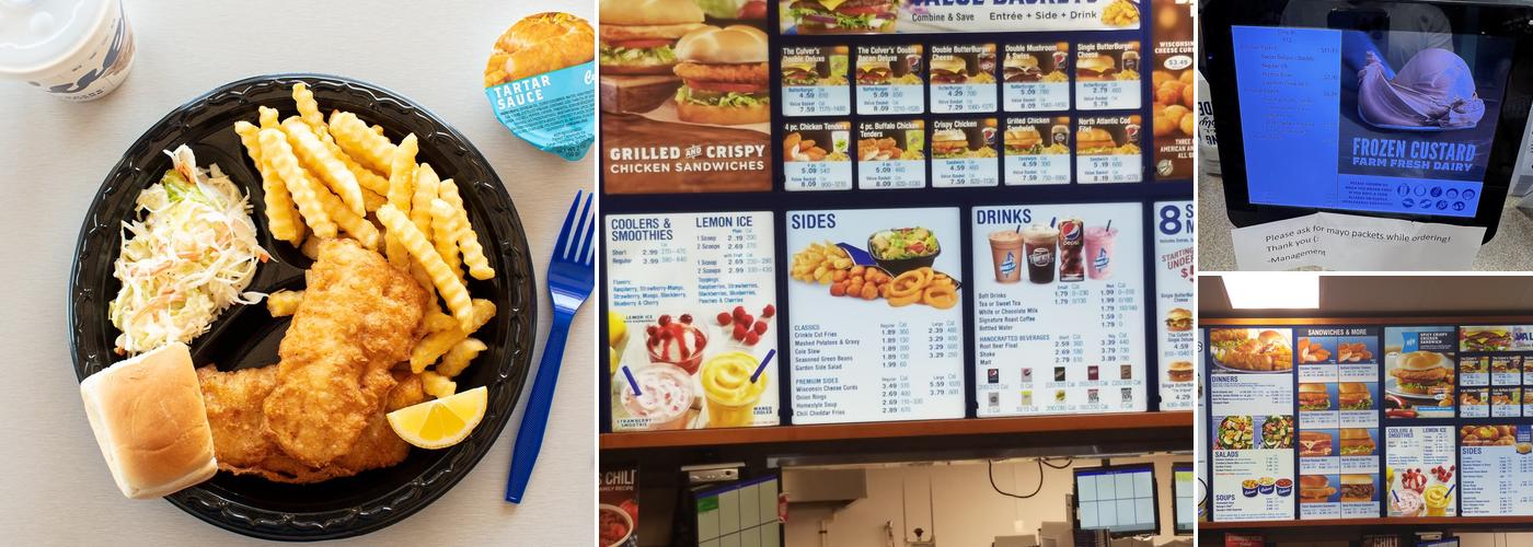 Culver’s Menu