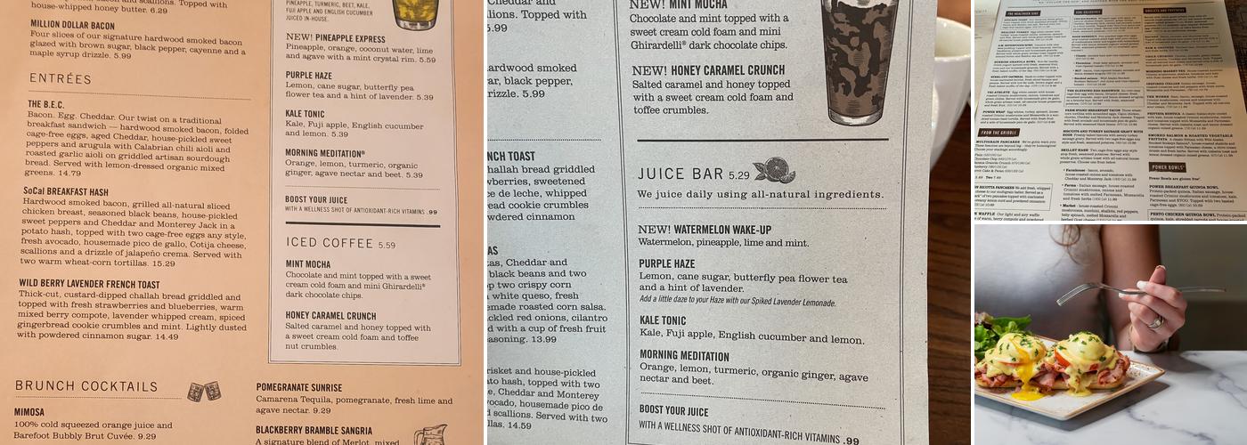 First Watch Menu