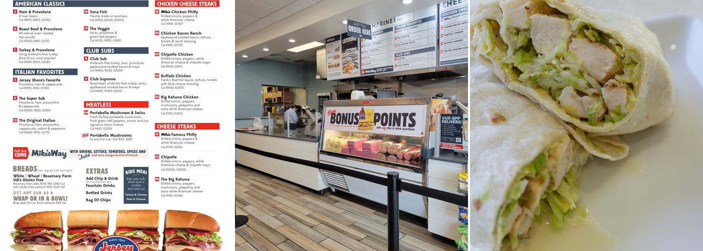 Jersey Mike's Subs Menu