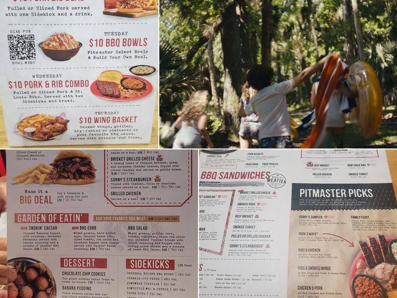 Sonny's BBQ Menu