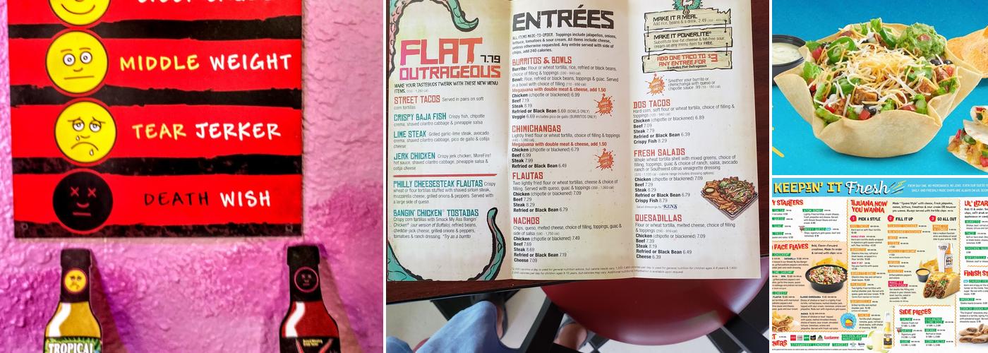Tijuana Flats Menu