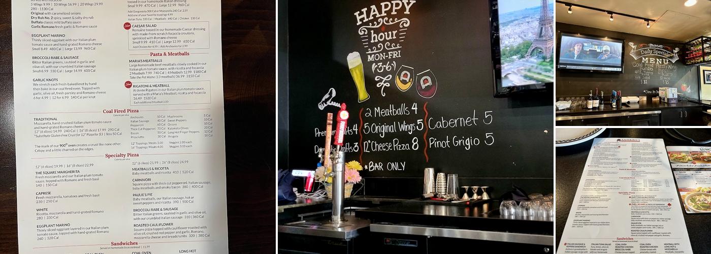 Anthony's Coal Fired Pizza & Wings Menu