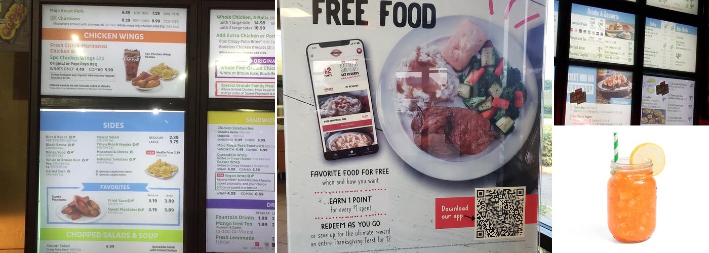 Pollo Tropical Menu