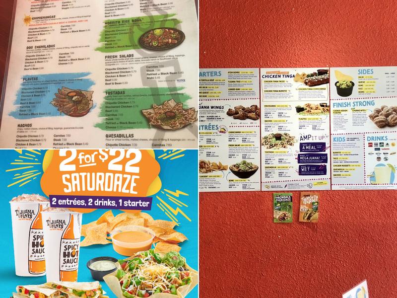 Tijuana Flats Menu