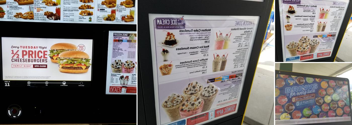 Sonic Drive-In Menu