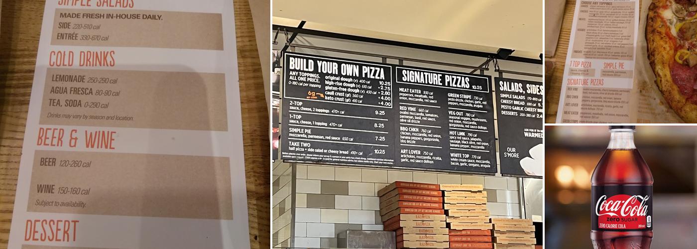 Blaze Pizza Menu