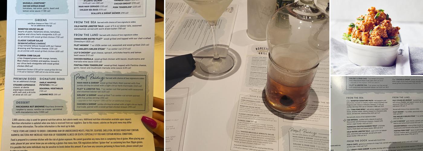 Bonefish Grill Menu