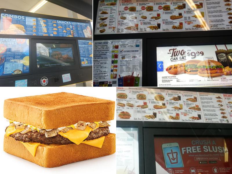Sonic Drive-In Menu