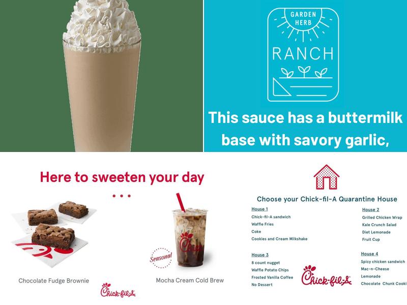 Chick-fil-A Menu
