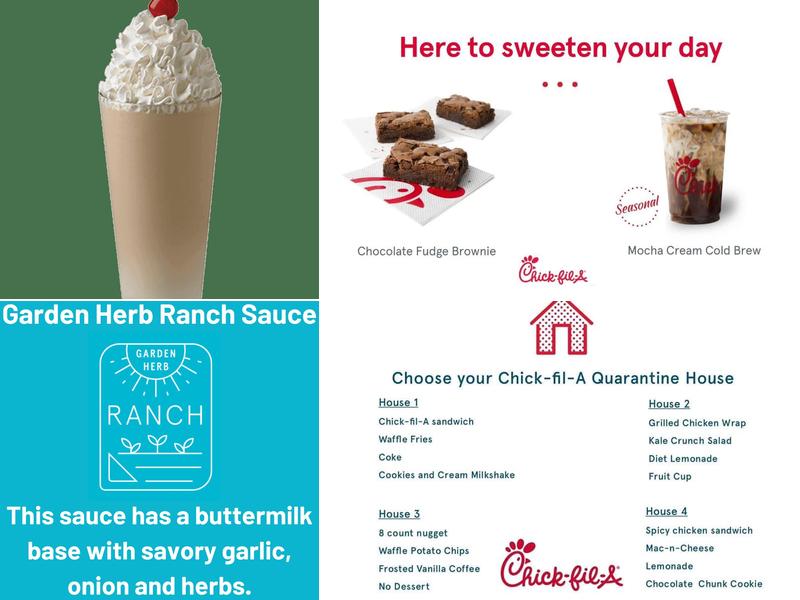 Chick-fil-A Menu