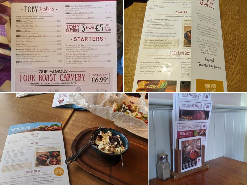 Toby Carvery Stafferton Lodge Menu