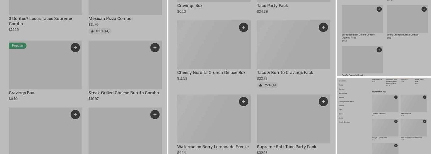 Taco Bell Menu