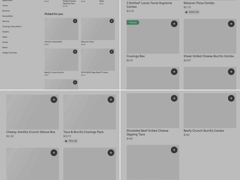 Taco Bell Menu