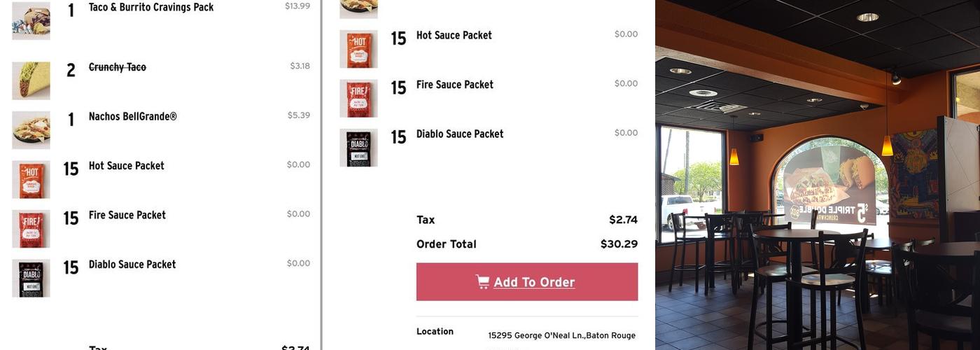 Taco Bell Menu