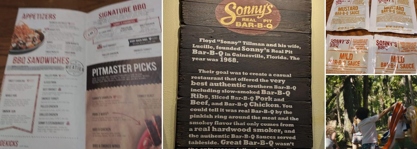 Sonny's BBQ Menu