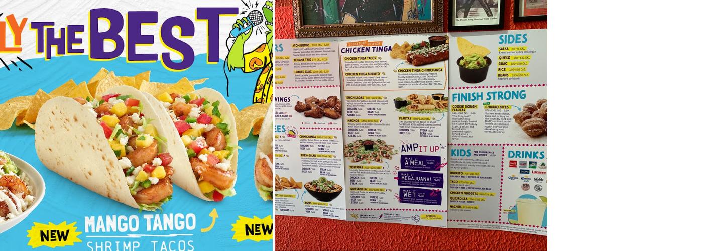 Tijuana Flats Menu