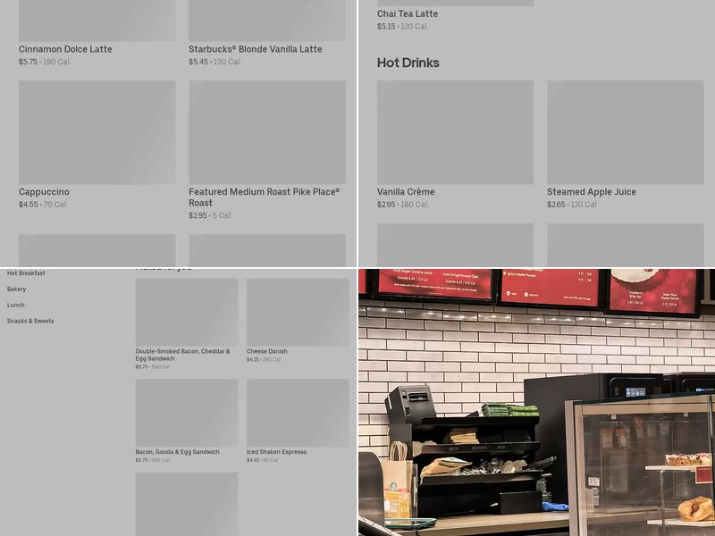 Starbucks Menu