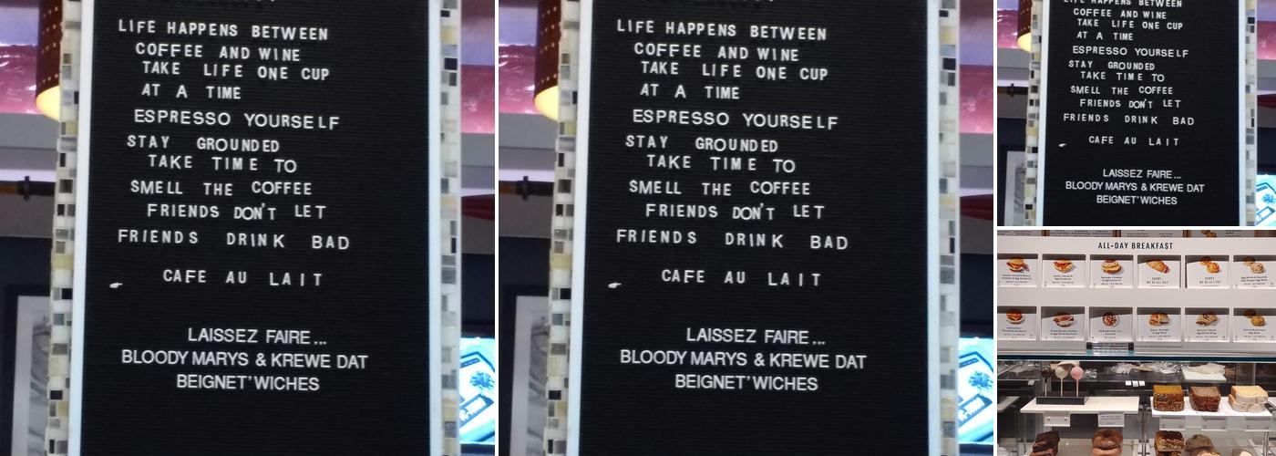 Starbucks Menu