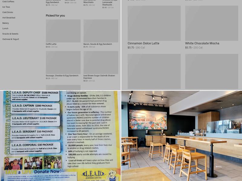 Starbucks Menu