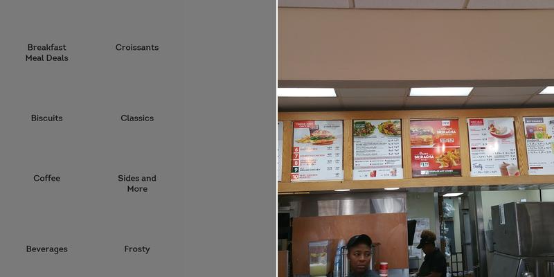 Wendy's Menu