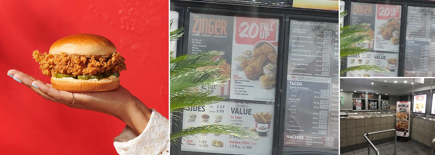 KFC Menu