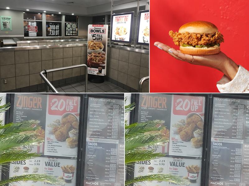 KFC Menu