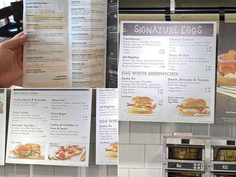 Einstein Bros. Bagels Menu