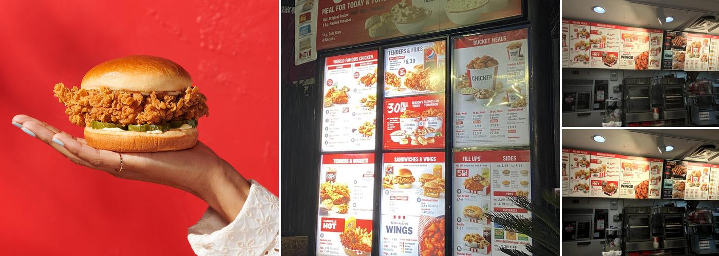 KFC Menu