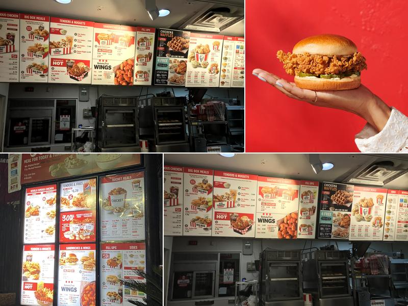 KFC Menu