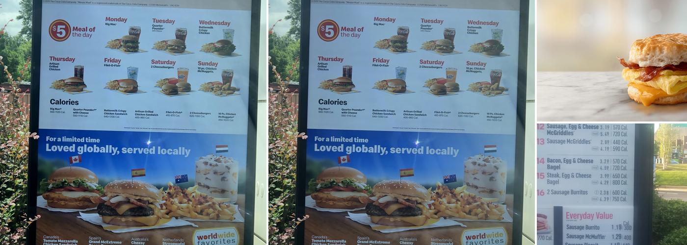 McDonald's Menu