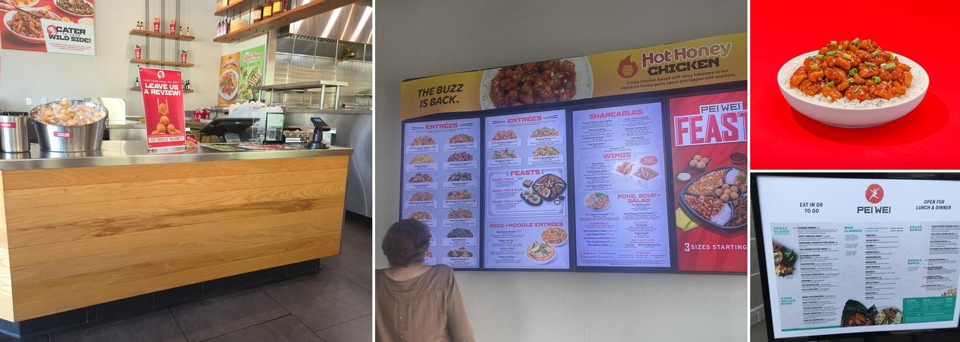 Pei Wei Asian Kitchen Menu