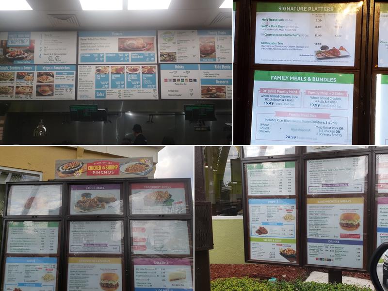 Pollo Tropical Menu