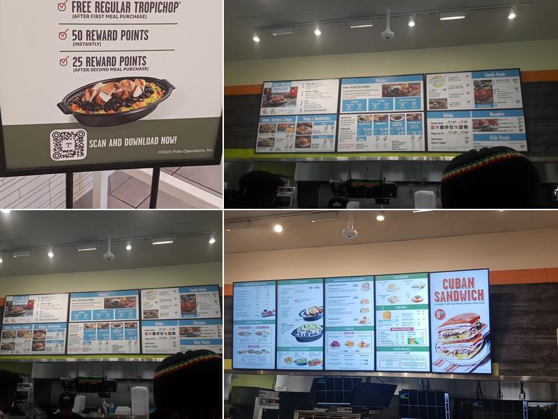 Pollo Tropical Menu