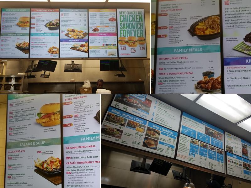 Pollo Tropical Menu