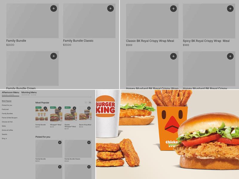 Burger King Menu
