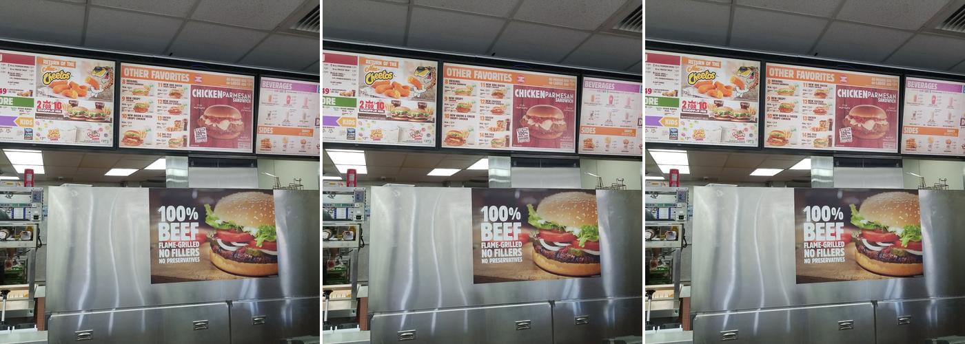 Burger King Menu