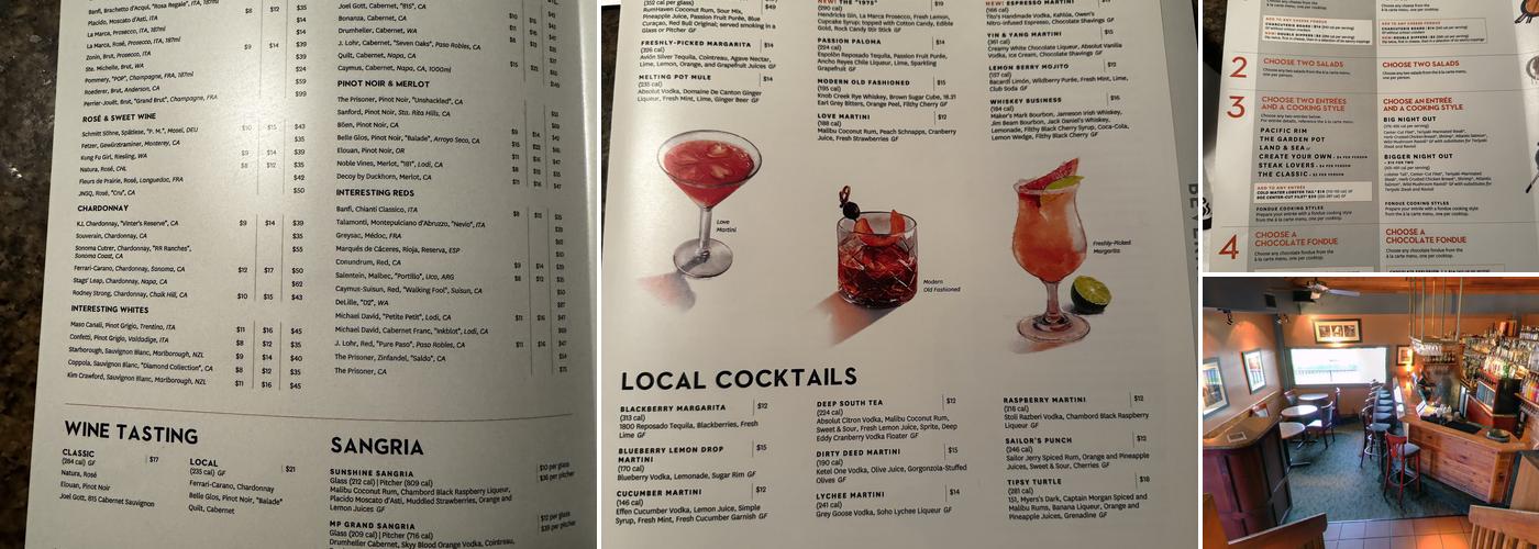 The Melting Pot Menu