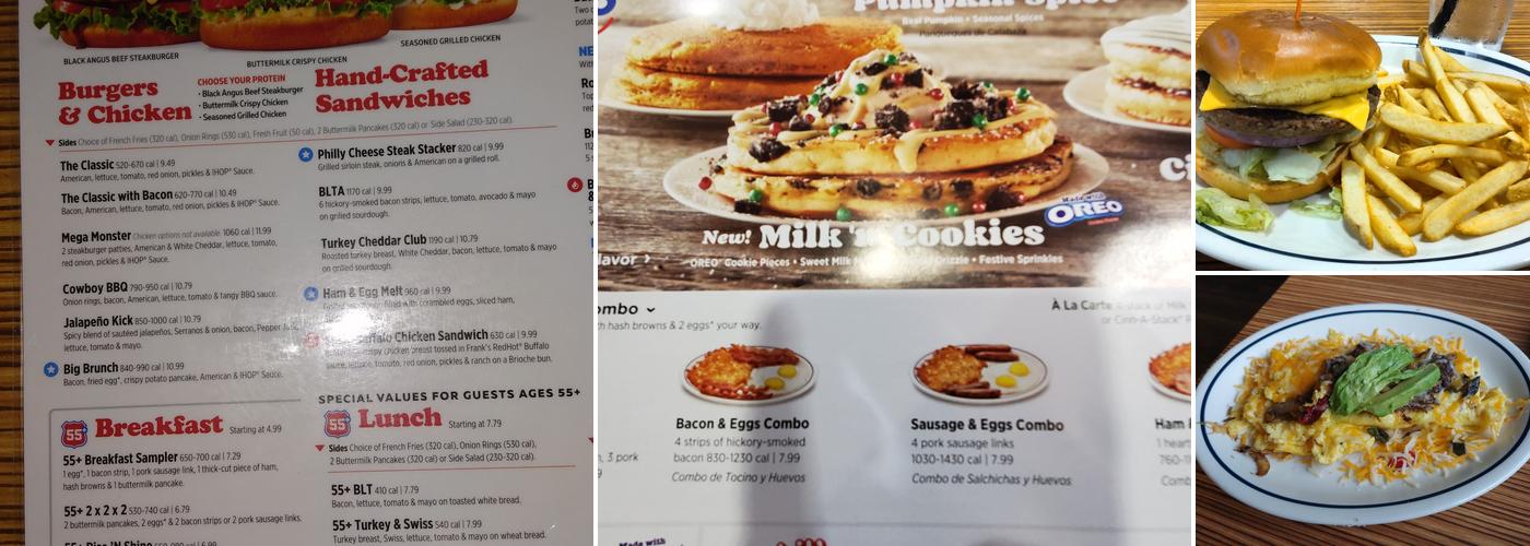 IHOP Menu