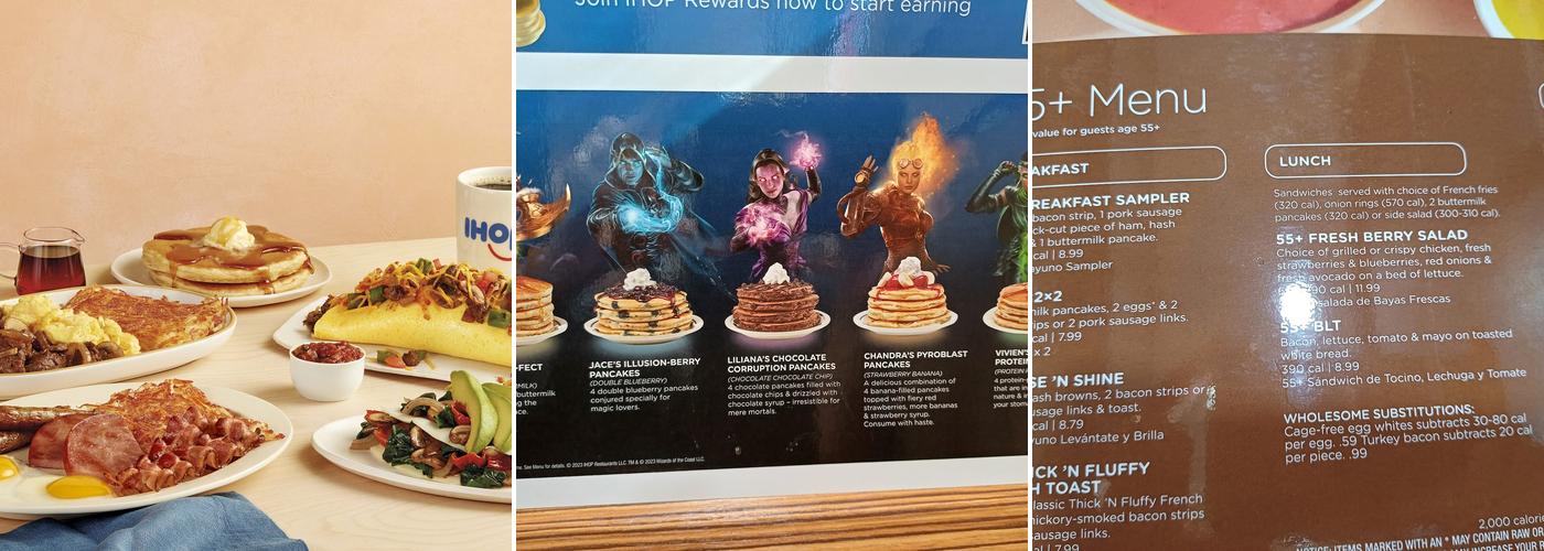 IHOP Menu