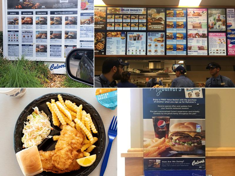 Culver’s Menu