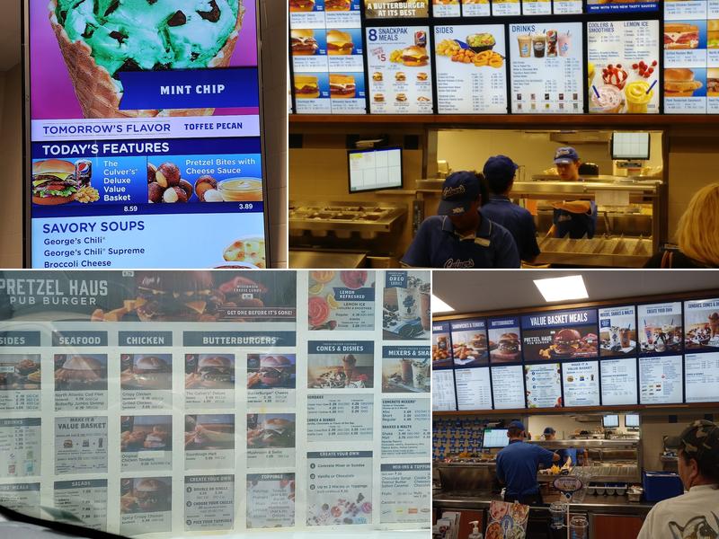 Culver’s Menu