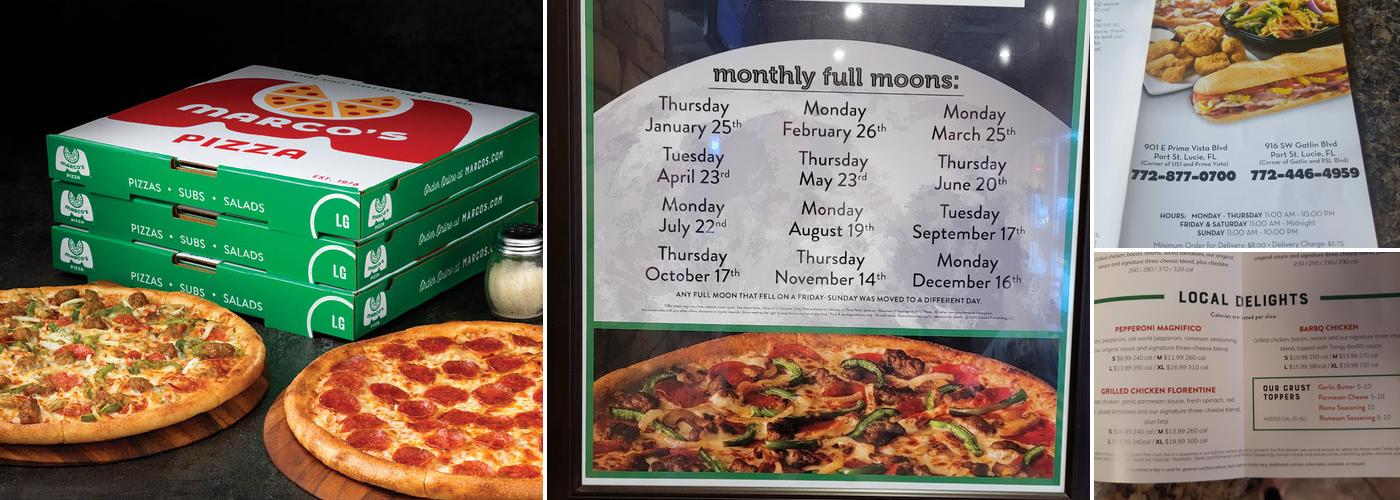 Marco's Pizza Menu