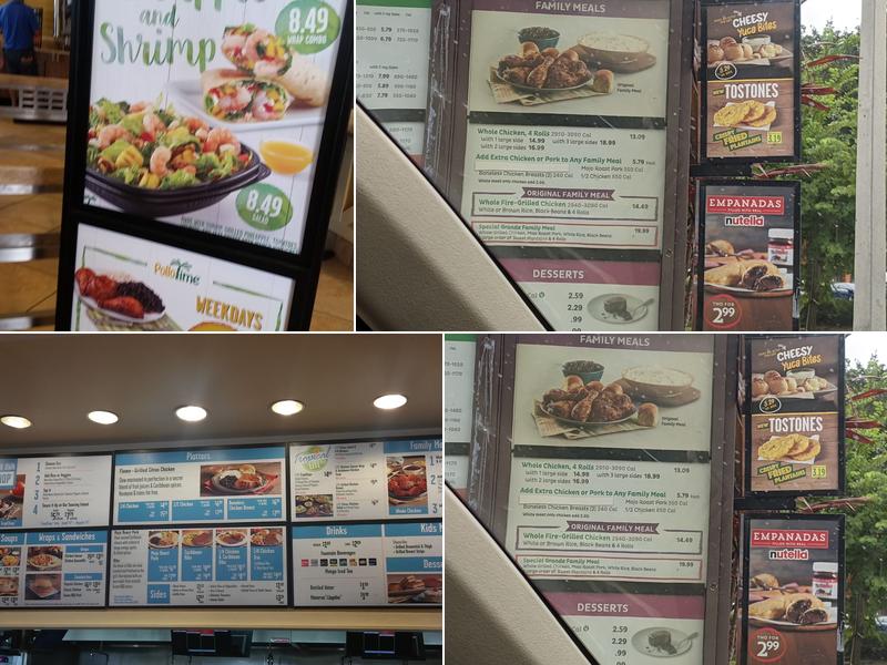 Pollo Tropical Menu