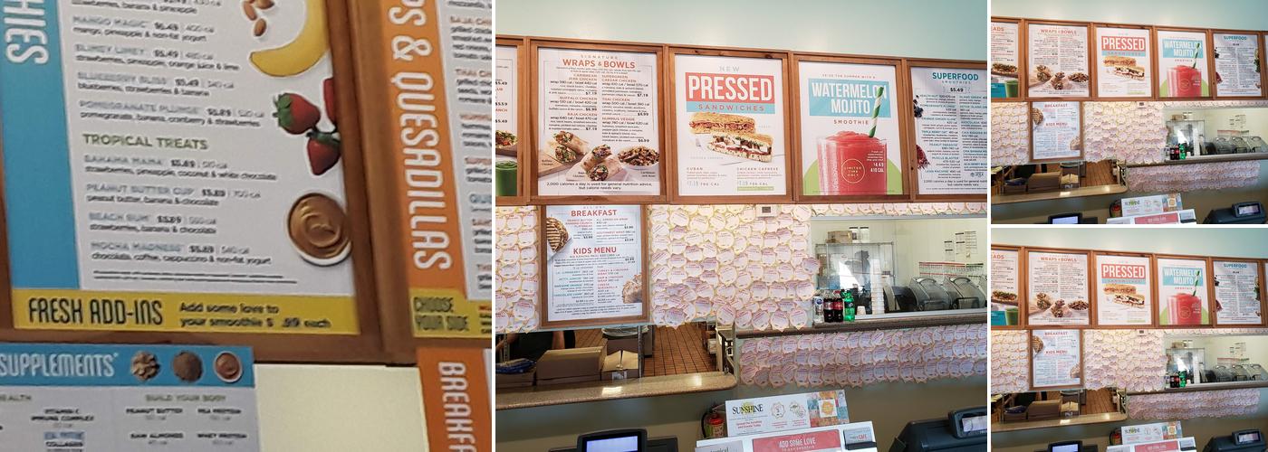Tropical Smoothie Cafe Menu