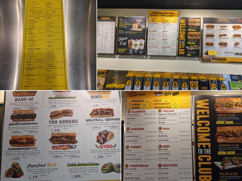 Which Wich Superior Sandwiches Menu