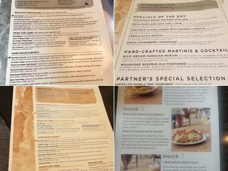 Bonefish Grill Menu
